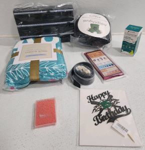 Throw Blanket, Dispenser With Cutter, Belt, Beads And More