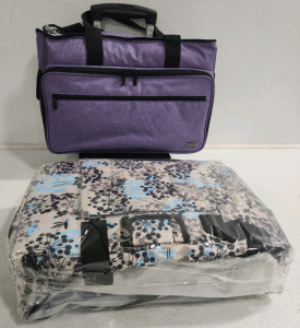 (2) Bags With Stand, Wheels, Handle