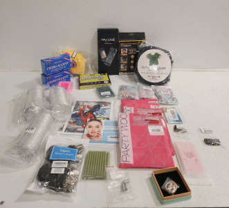 Hair And Body Trimmer, Disposable Table Covers, Herbal Tea, Beads, Wax. Spider-Man Prints, Earrings, Mini Pans For Baking