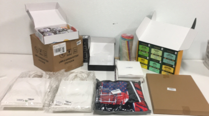 (1) Sandwich Cutter Set (40) Small Bags For Small Business (1) Feelyou Hockey Bedding Set (6) Vahdam Tea Sets (3) Outdoor Pottery Set and More!