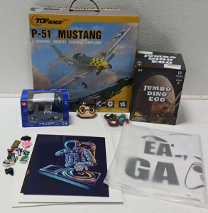 Remote Control Airplane, Jumbo Dino Egg, Posters And More