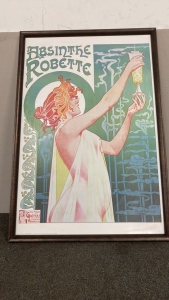 Framed Absinthe Poster