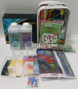 (2) Resin Kits (2) Pipe Cleaner Kits (3) Diamond Paintings And More