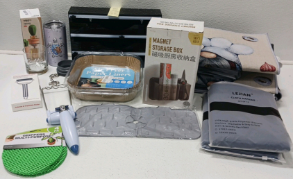 Air Fryer Paper Liners, Vegetable Peeler, Cloth Napkins, Storage Boxes And Other Kitchen Items