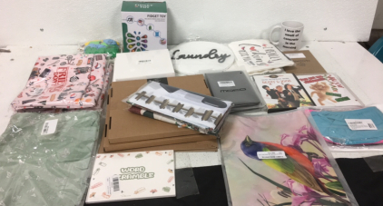 Fidget Toy-Ribbons-Pack Of Stickers-Laundry Sign and More