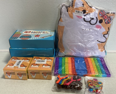 Various Fidget Toys, Corgi Stuffed Animal