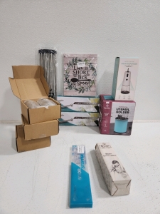 (2) Paper Towel Holders, Canning Lids, Utensil Holder, Soap Dispenser, Coffee Grinder And More