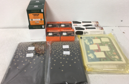 (4) Kizen Solar Lantern-(3) Mixer Sliding Mat and much more