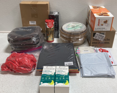 Blueberry RXBars, Pumpkin Spice Cakebites, Air Fryer Parchment, Bubble Grid Candles, Toiletry Bags, Number Food Molds, and More