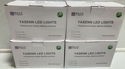 (4) Red, White and Blue LED String Lights