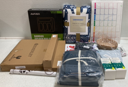 Storage Bag Organizer, Dry Erase Calendar, Decorative Tray, Pampas Grass, King Sheets, Pressure Washer Nozzle and More