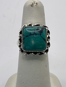 (1) Turquoise .925 Ladies Ring Size 7-1/2