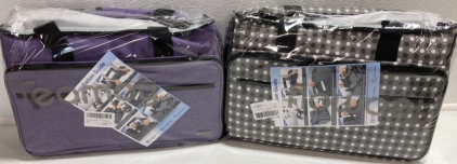 (2) Teamoy Rolling Sewing Machine Bags