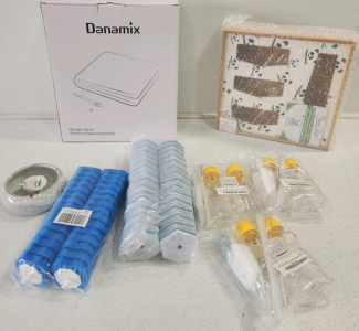 Electric Heating Blanket, Ziploc Organizer, Disposable Toilet Cleaners, Ashtray, (3) Honey Bottle Sets