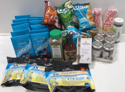 (12) Assorted Quest Protein Chips (2) Kewpie Mayonnaise (12) Sea Salt Lindor Truffles (3) Electrolyte Drink Mix -16 packs (1) Spicy Bourbon BBQ Sauce &hellip; and More