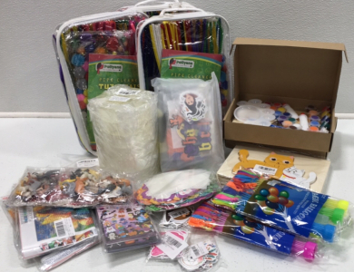 (2) Wood and Paint Craft Kits (2) 111 Magic Water Balloons (3) Assorted Stickers (3) Pipe Cleaner Art Kits (1) Wooden Jigsaw Puzzle &hellip;. And more