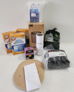 (3) Arm & Hammer Hanging Mositure Absorbers, Garden Hose, Black Masks, Pottery Supplies, Filters And More
