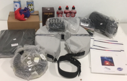 (3) Bottles Of Adams Brand Mega Foam Polish (1) Harry Potter Light Up Potion Jar (1) Kids Bean Bag Toss Game And Everything else Pictured!!