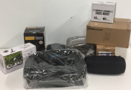 (1) ValleyComfy Gel Foam Seat Cushion (1) Replacement Bike Saddle Seat (2) UBright Wall Sconce Lights (1) Camo Mesh Hunting Blind and Much More!!