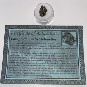 (1) 3.97 Gram Meteorite Space Rock Campo Del Cielo