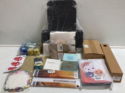 Various Gift Boxes, Diamond Painting Kits, Labels Holders Set, Glitter Paper, Hand Drill for Jewelry Making, Pok&eacute;mon Binder and more