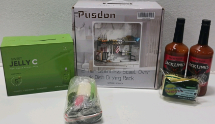Jack Links Bloody Mary Mix, Jelly C, Stainless Steel Dish Rack, And More