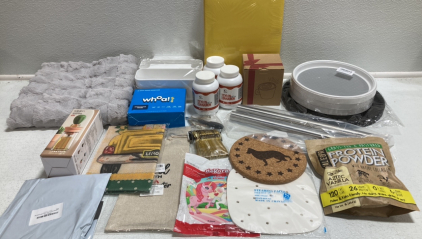 Whoa! Dough, Plastic Lazy Susan&rsquo;s, Protein Powder, Cooking Oil Brush, Pillow Covers, Cork Trivet, Yellow Folders, Skewers and More