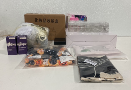(1) Pack of Household Kitchen Jars, (1) Cat Apron, (2) Ethinque Nourishing Solid Face Cream, and more !