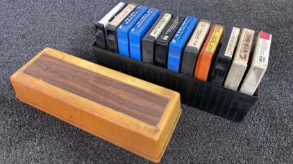 Case of (12) 8-Track Tapes