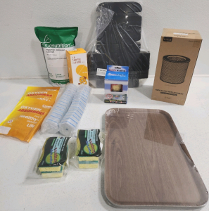 Angry Mama Mircowave Cleaner, (2) Packs Of Sponges, (2) Packs Of Oxygen Asborbers, Hydrolyzed Caseinate, Hepa Air Filer, Water Bottle, Boxes, Trays