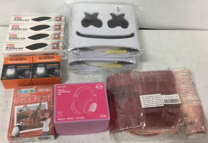(5) Mixer Sliding Mat, (2) Kizen Solar Lantern And More
