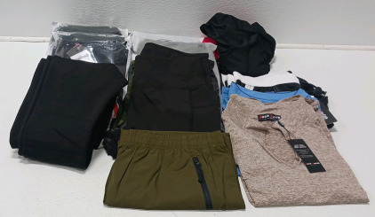 Women's Active Wear Including Shirts, Shorts, Leggings And More