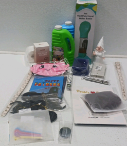 Pet Water Bottle, Colorful Bubble, Ice Rollers And More
