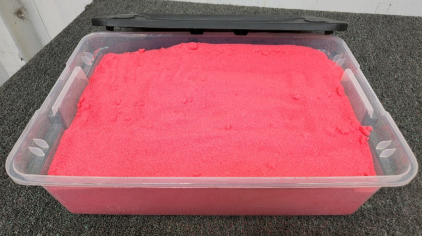 Tote Of Granulated Candle Wax