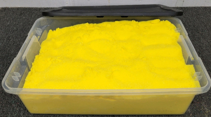 Tote Of Granulated Candle Wax