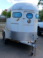 Small White Horse Trailer