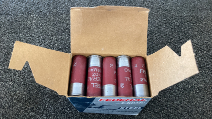 (25) Rnds. Federal 2 Shot 12 Ga. Ammo