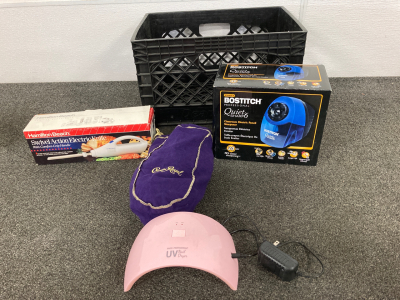 Electric Knife, Crown Royal Bags & More