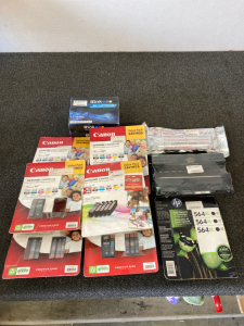 (6) Value Packs of Canon Ink Cartridges/ (2) packs of EZink Cartridges/ Drum Replacement for BrotherDR630/ Black Cartridge