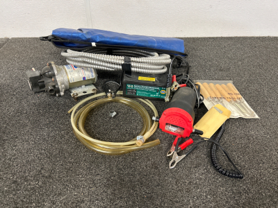 Shurflo RV Pump, Battery Charger and Oil Extraction Pump and More