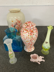 Bin of Glassware
