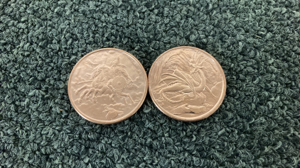 (2) One Ounce .999 Fine Copper Rounds