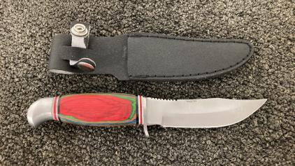 Smart Tiger Hunting Knife With Sheath