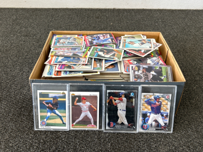 Box of Sports Cards: Baseball, Football, ect&hellip;