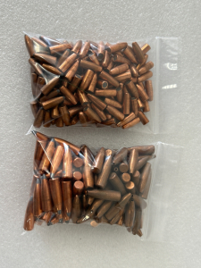 Two Bags of Bullets: 22 Caliber, .270 cal, 30 Cal, and 6.5 mm