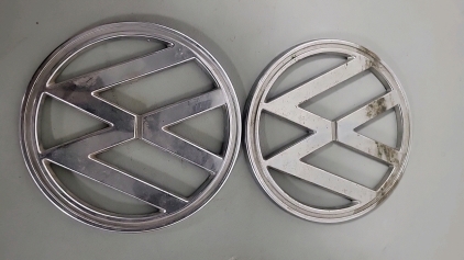 Pair of Volkswagen Logos
