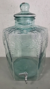 Large Glass Drink Dispenser