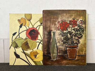 Pair of Wall Art Pieces 20&rdquo;x26&rdquo; and 24&rdquo;x 36&rdquo;