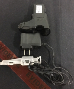 (2) Taser Brand Taser Camera/ Rechargeable Lithium Ion Batteries With (1) Chargers