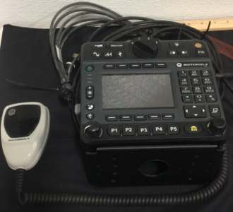 Motorola 09 Radio Head Unit With Motorola Microphone